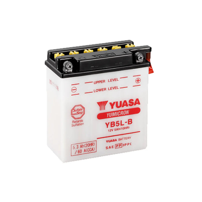 YB5L-B (CP) YUASA BATTERY 12V 5AH WITH ACID PACK