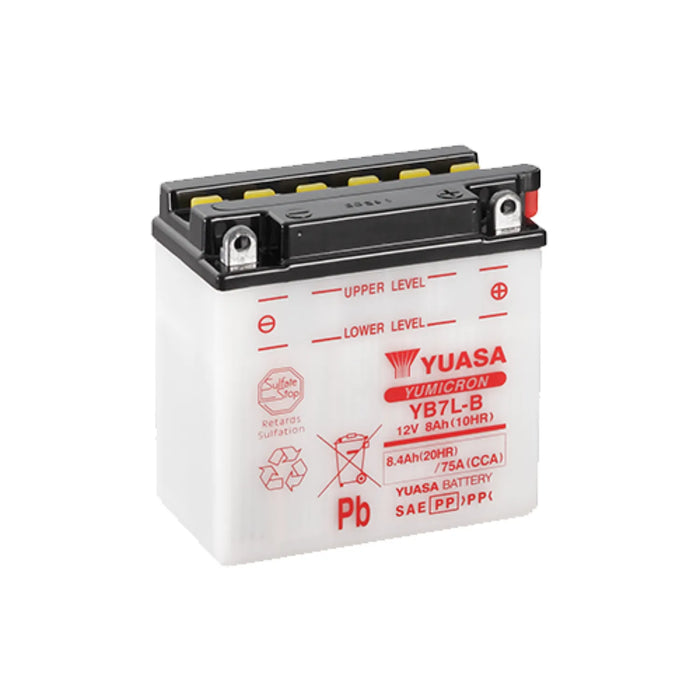 YB7L-B (CP) YUASA BATTERY 12V 8AH (507012FP)