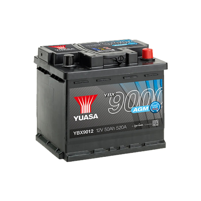 YBX9012 YUASA BATT AGM S-S 12V 50AH 520CCA (012