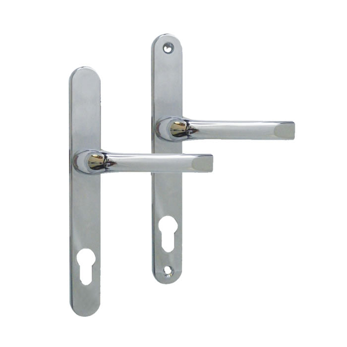 AS12128 - ASEC 92 Lever/Lever UPVC Furniture - 220mm Backplate