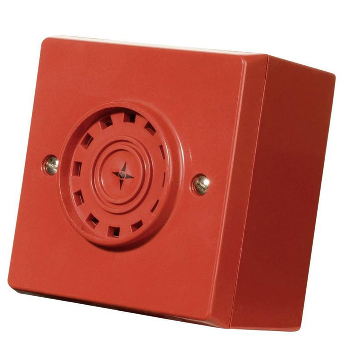 Fulleon Askari Compact Plate Sounder Inc Back Box Red