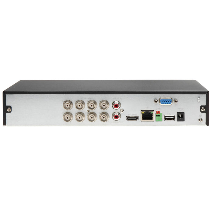 Dahua 8 Channel Penta-brid 5M-N/1080P Compact 1U WizSense Digital Video Recorder