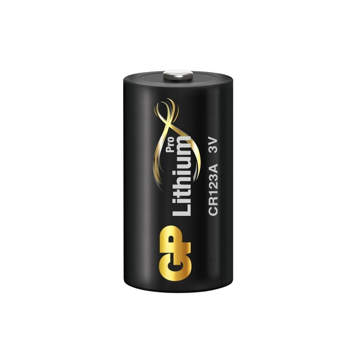Pack Of 4 GP Batteries CR123A, 3 volt High Performance Lithium