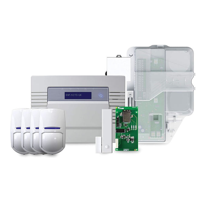 Pyronix ENF/KIT3-UK PSTN Enforcer 32-WE Complete Wireless Home Office Alarm Kit App Compatible