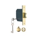 Yale Locks 655620105025 PM562 Hi-Security BS 5 Lever Mortice Deadlock 68mm 2.5in Polish Brass