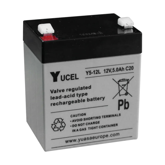 Y5-12L YUASA YUCEL BATTERY 12V 5AH VRLA